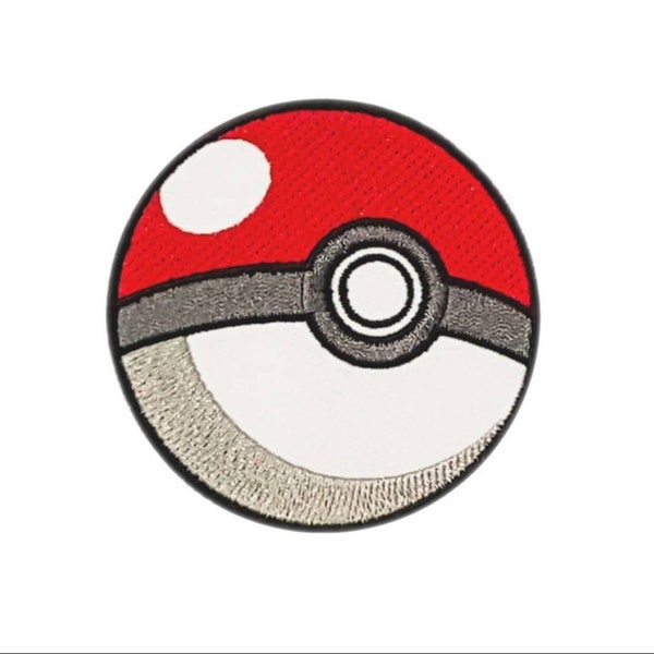 Pokémon Pokeball Iron On Patch