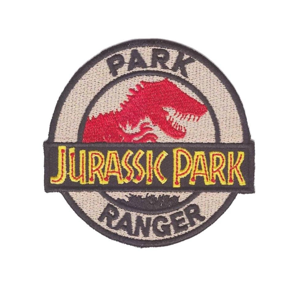 Jurassic Park Iron On Patch