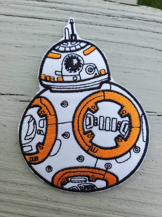 Iron On Star Wars BB8 Patch Iron On Star Wars BB8 Patch