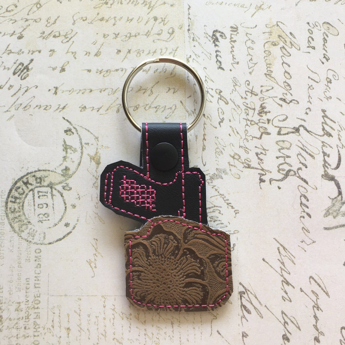 Hand Gun Key Fob CUSTOMIZABLE Concealed Carry Permit Gun Etsy