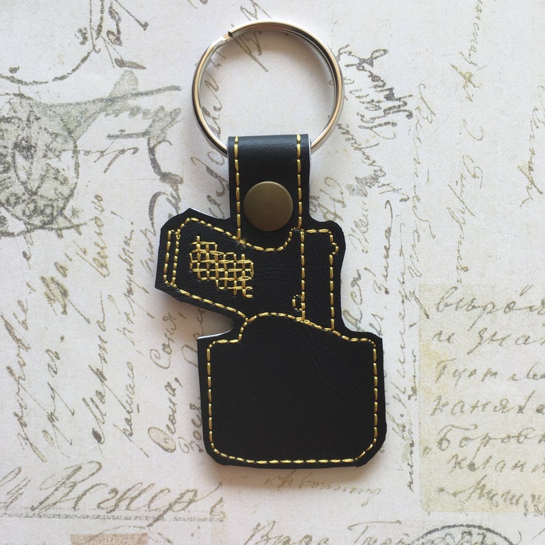 Hand Gun Key Fob CUSTOMIZABLE Concealed Carry Permit Gun Etsy