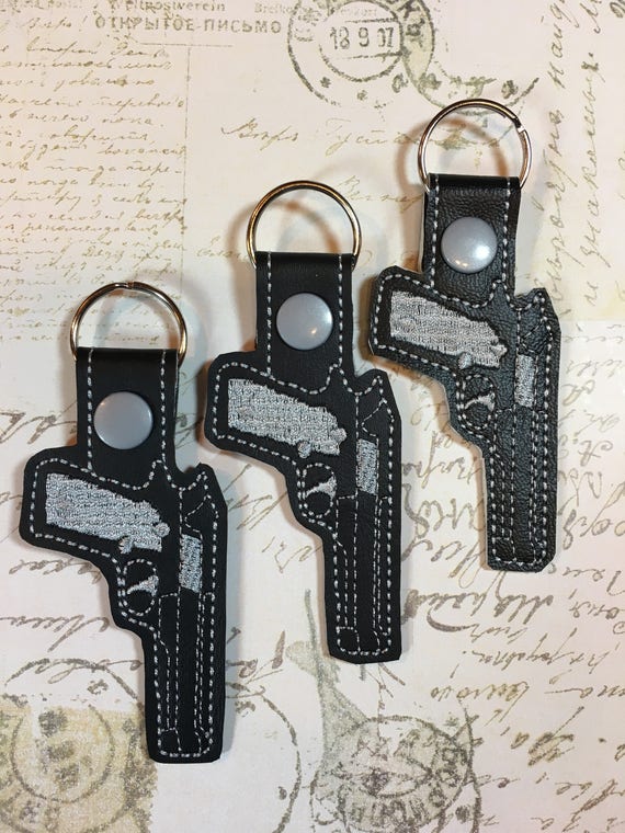 Handgun Key Fob Gun Lover Gift Gift for Dad Gift for Mom Etsy