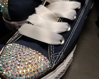 Bling converse WEDDING BLING custom bling converse birthday bling embellished shoes,bedazzled