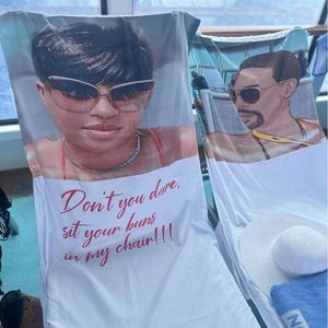 Pool towel/chair cover