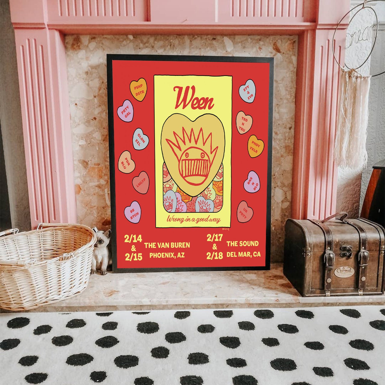 Ween band 2024 Tour poster print sold by Orangutan SKU 100222005 60