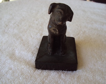 Vintage Heavy Metal RCA Victor Dog