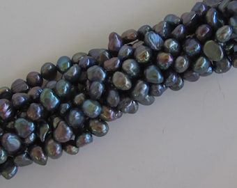 4-5mm Light Peacock Pearl, Freshwater Pearl, Baroque Pearl, Pearl Beads, Peacock Pearl, Gemstone Beads, Beads, Pearl