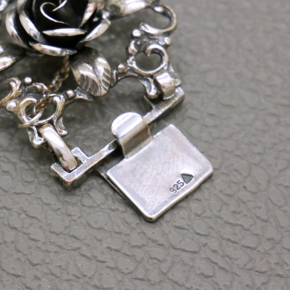 TEKA Theodor Klotz Sterling Silver Rose Bracelet: Biedermeier