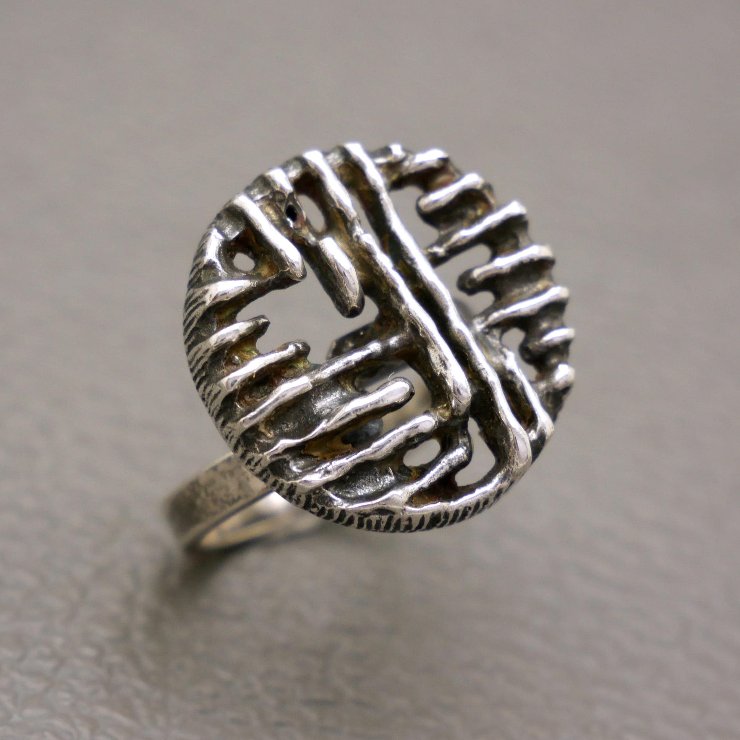 835 Silver Ring - Etsy