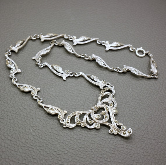 Art deco marcasite jewelry deals