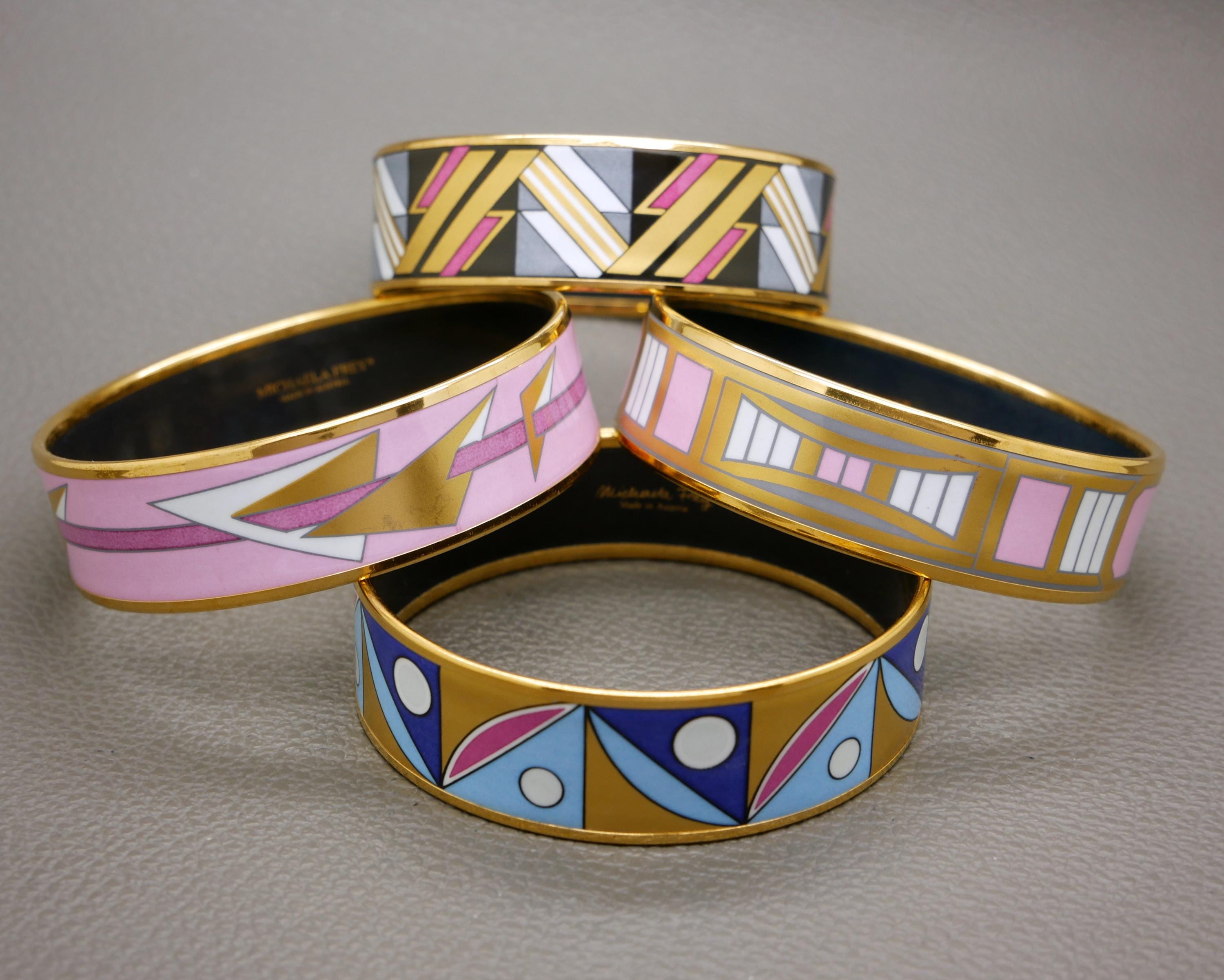 Michaela Frey ヴィンテージ エナメル バングルブレスレット：24