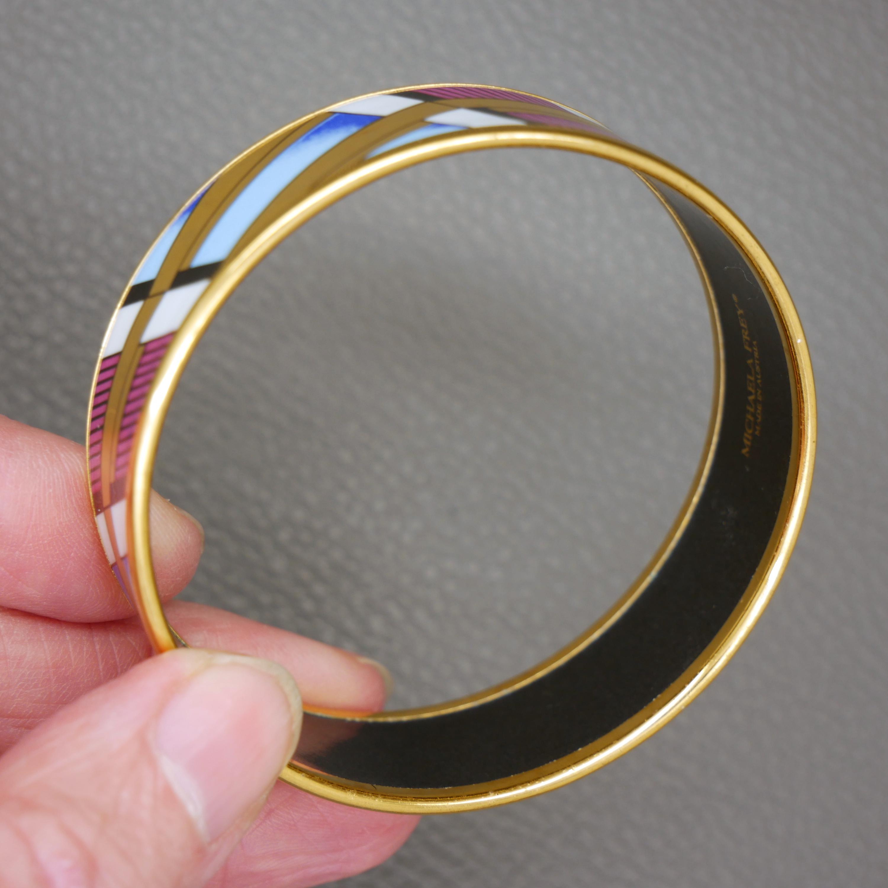 Michaela Frey ヴィンテージ エナメル バングルブレスレット：24