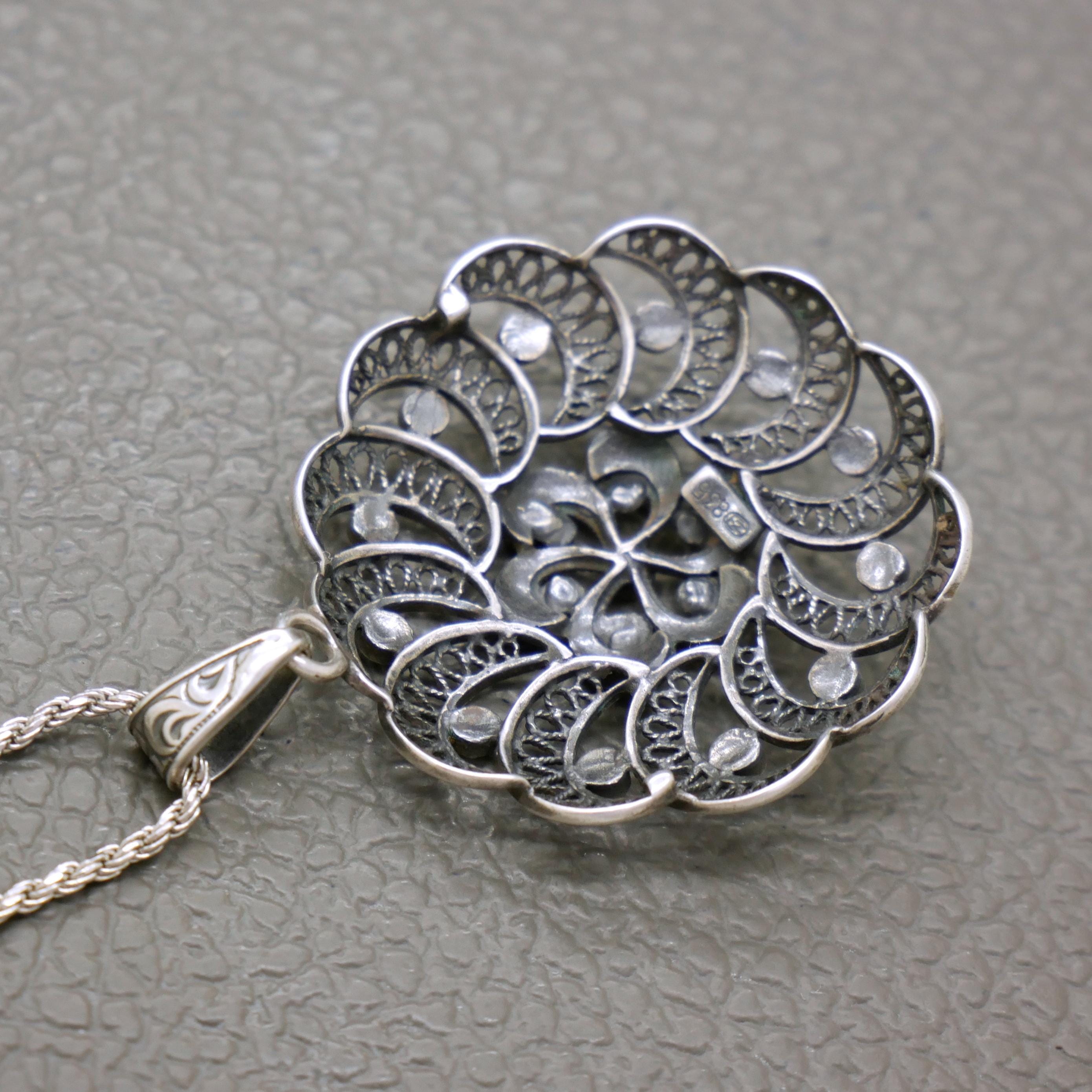 アクセサリー vintage switching design silver necklace VINTAGE - vintage switching design silver necklaceの通販 by