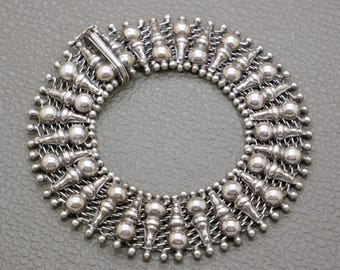 ヴィンテージ ブレスレット | メッシュチェーン レトロ ヴィンテージ