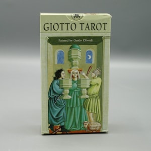Giotto-tarotdeck, verzegelde tarotkaarten, 2001 Lo Scarabeo Tarocchi, geschilderd door Guido Zibordi, kaartenset metafysische waarzeggerij