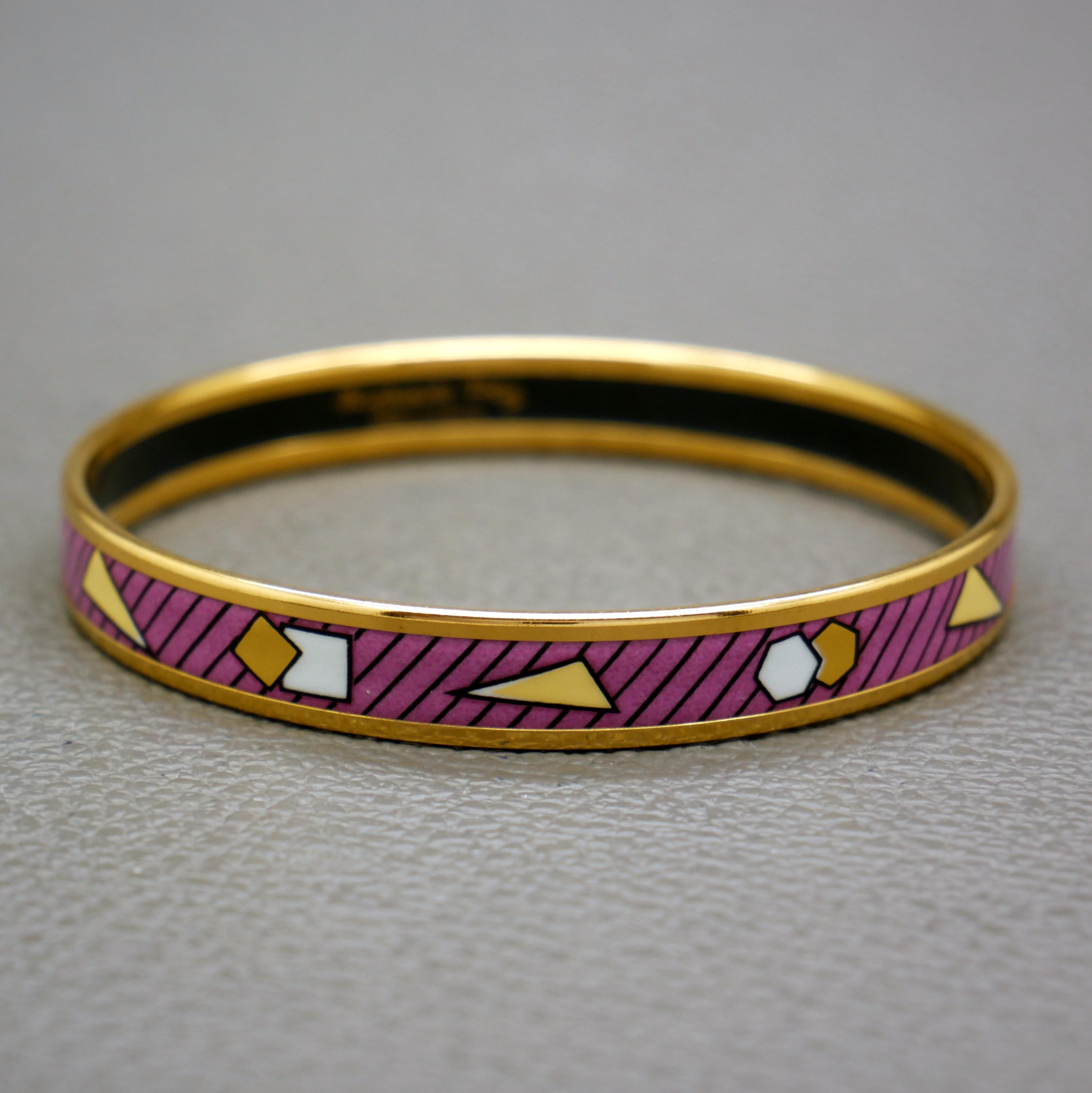 ミカエラフレイ ブルー青系 バングル ゴールドエナメル ミカエラフレイ