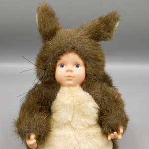 Anne Geddes Baby Squirrel Doll, H26cm: 1998 Vintage Collectible Plush