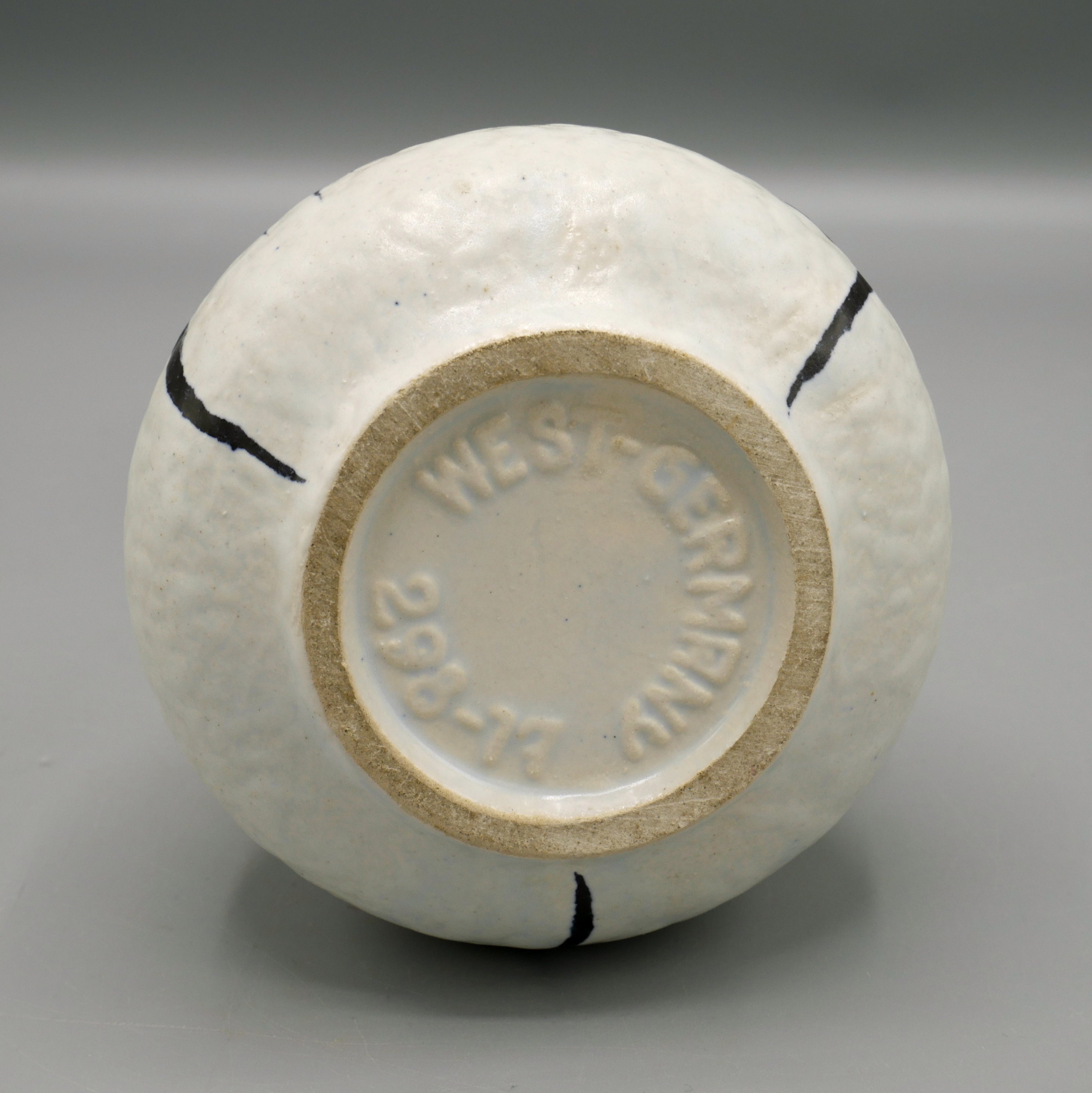 BAYドイツ製陶器花瓶：ミッドセンチュリーモダン陶器装飾、モデル298