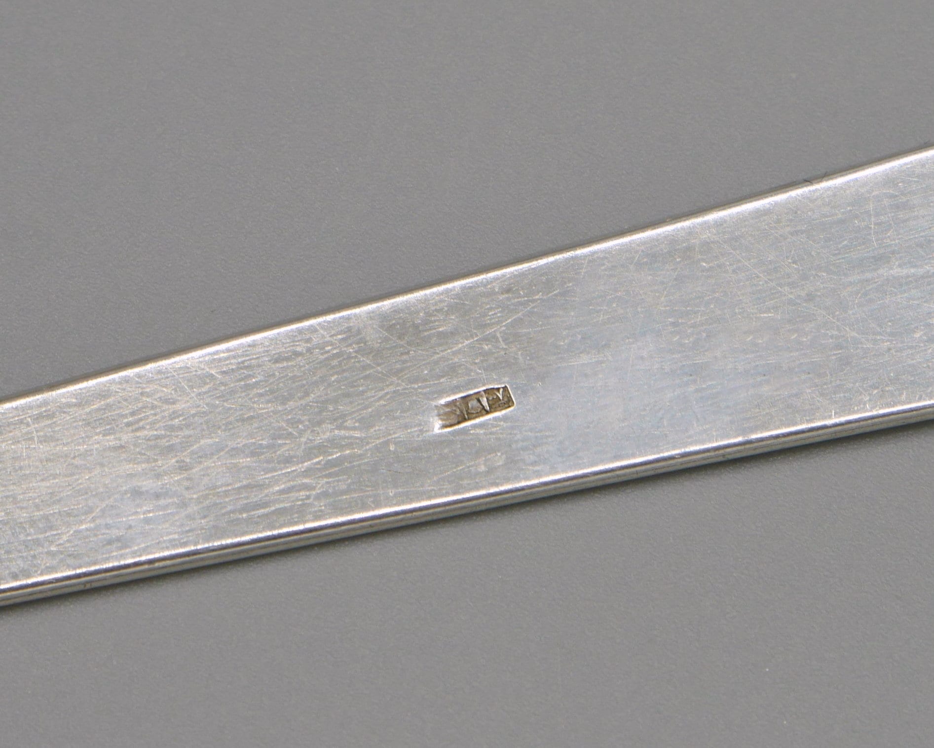 Vintage 800 Silver Letter Opener: Egyptian Revival Decor, Desktop