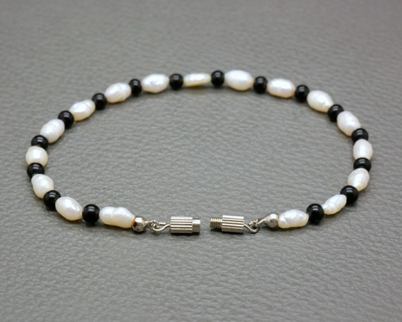 Baroque Pearl Bracelet, natural freshwater pearl … - image 6