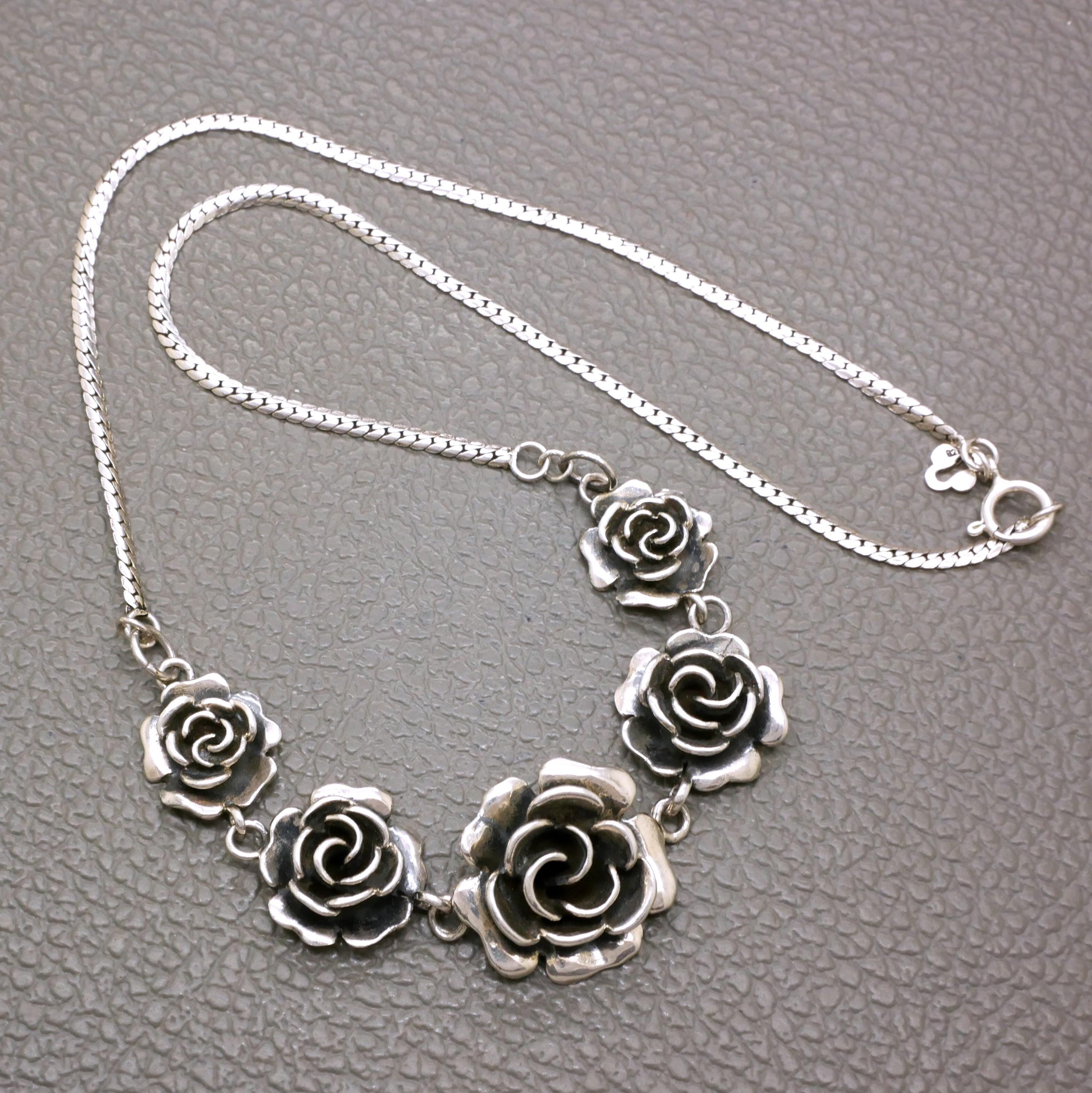 ヴィンテージ70‘s シルバーネックレス Sterling Silver 70s Necklace - Etsy
