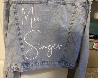 Future Mrs Jean Jacket - Etsy