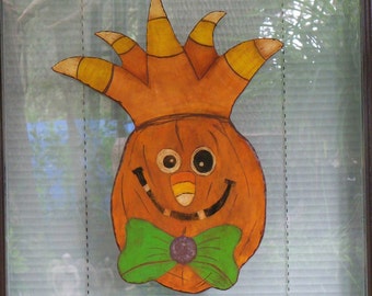 Halloween Jack o' Lantern Sign