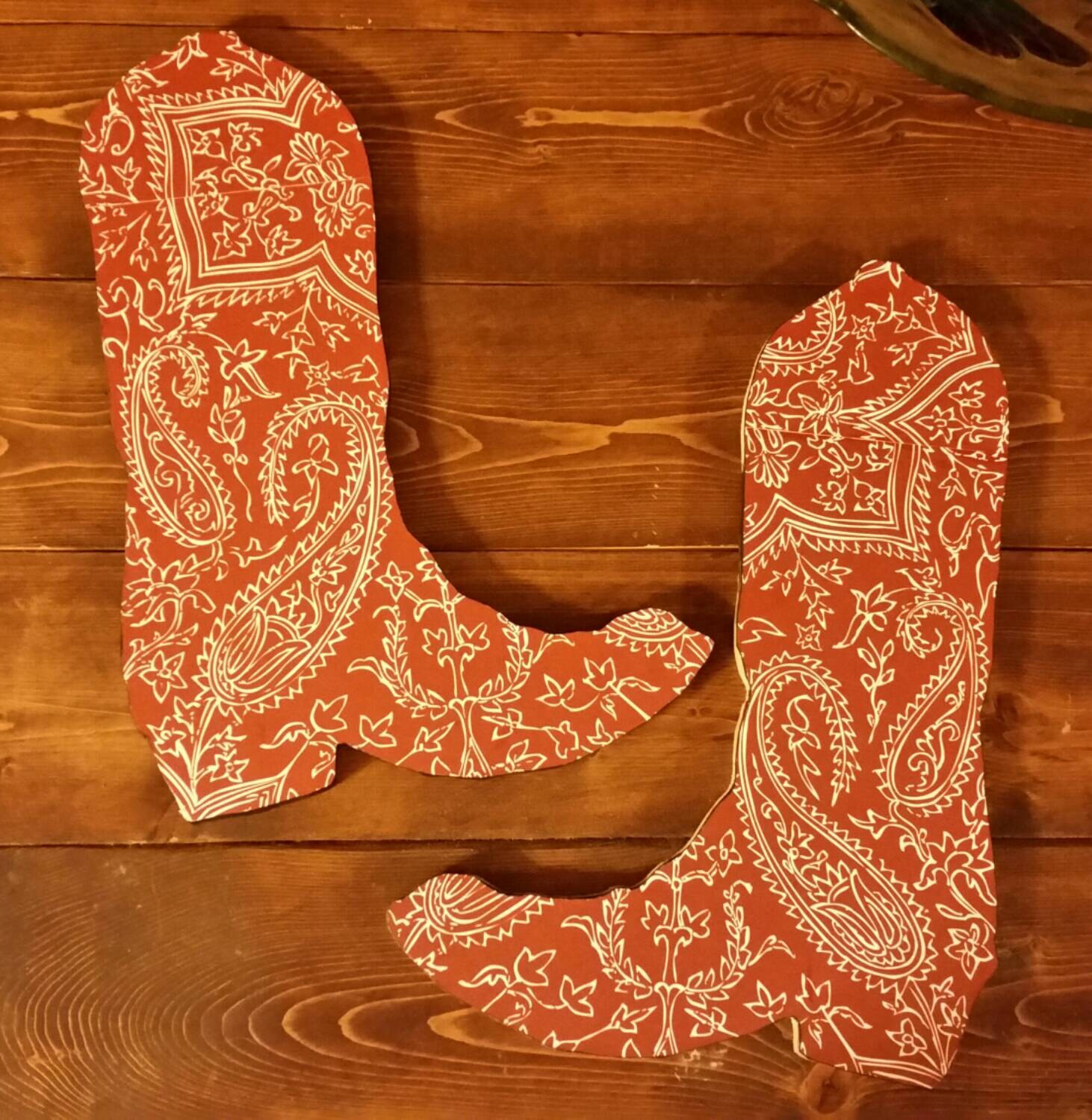 Cowboy Boots Wall Decoration Boot Wall Hanger Western Boot Etsy