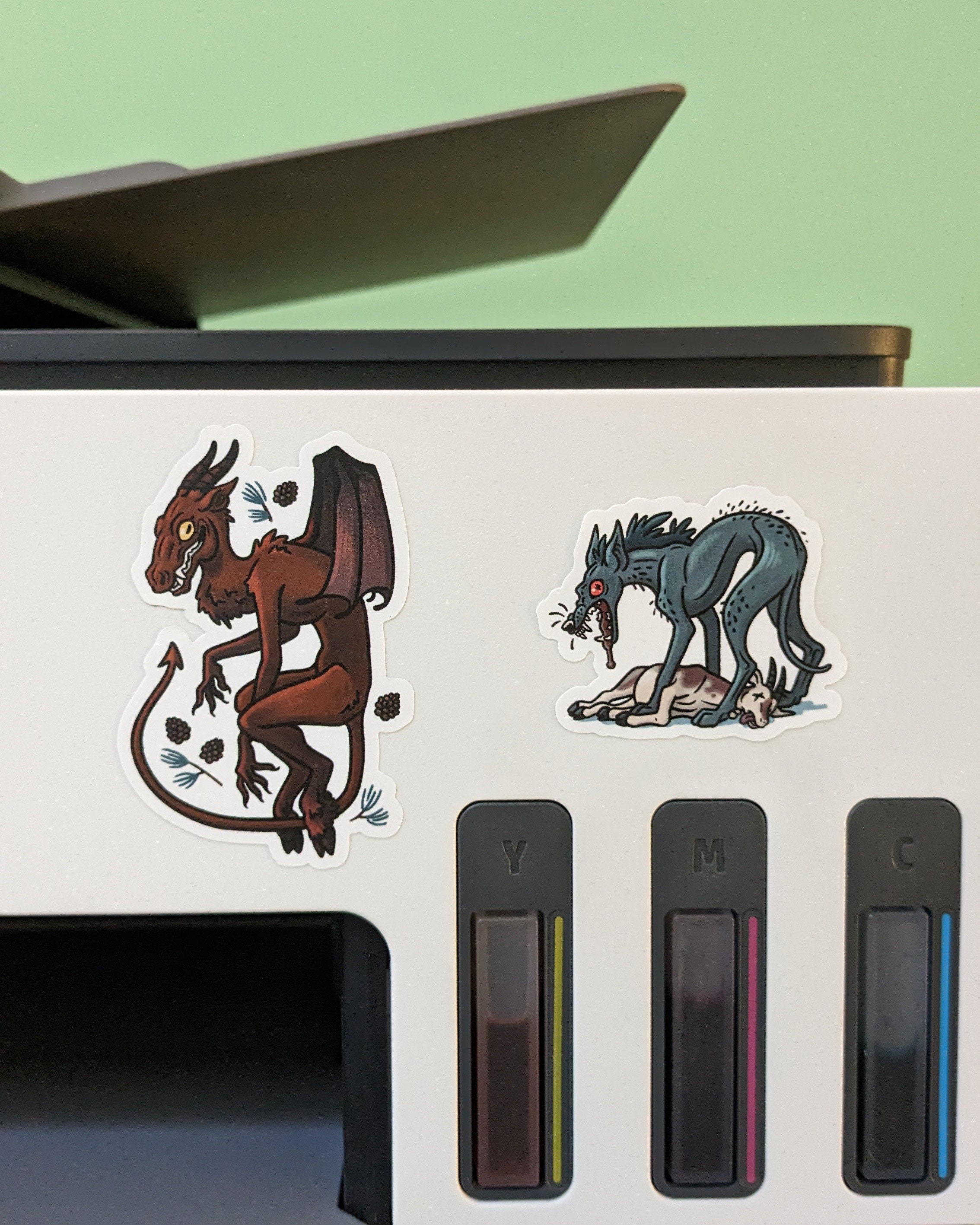 Cryptids Sticker Sheet - Etsy