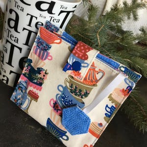 Patrón PDF de la cartera de té Tea Time