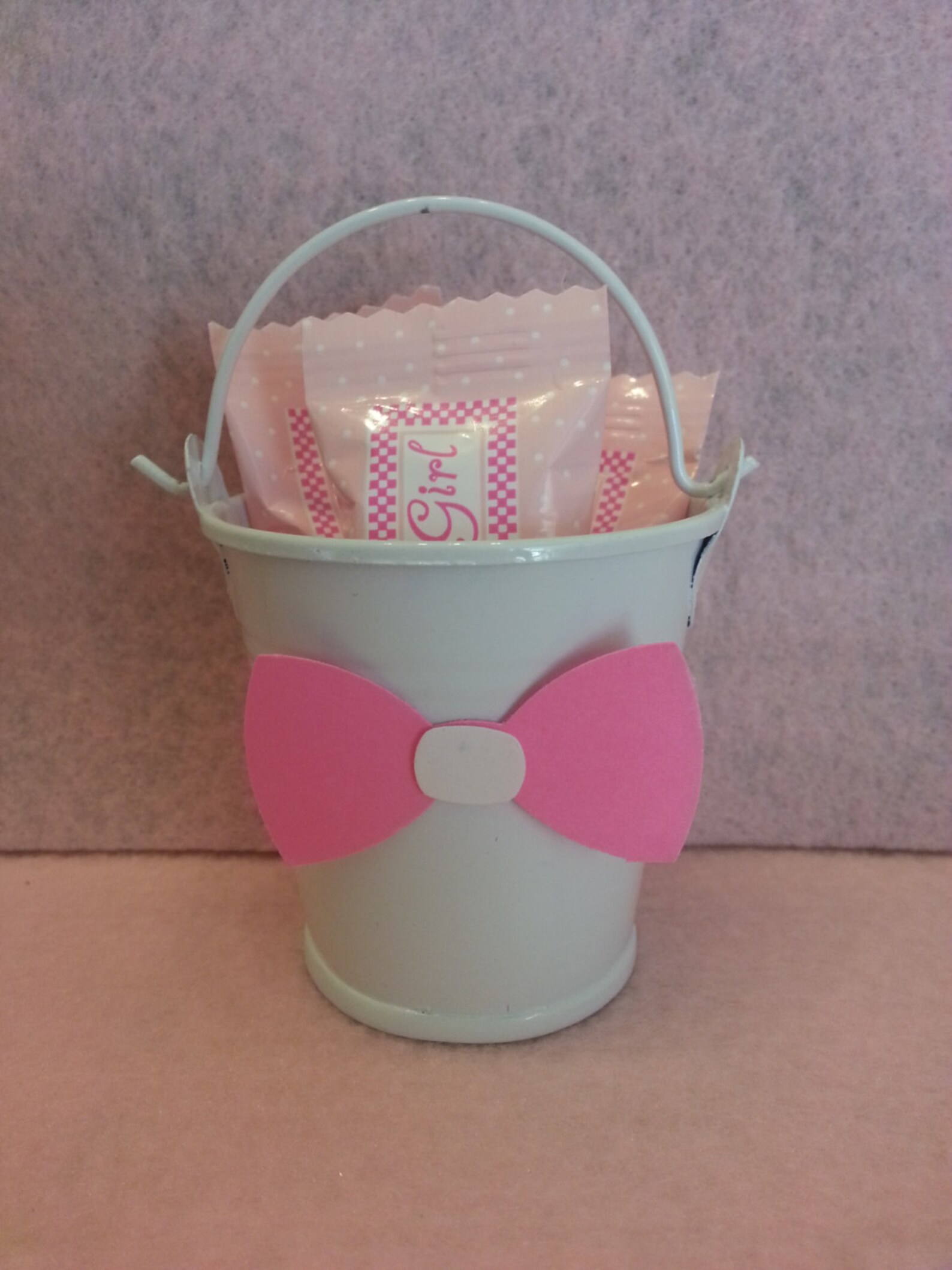 12 Little Man Baby Shower Mustache or Bows Buckets Favors // Etsy