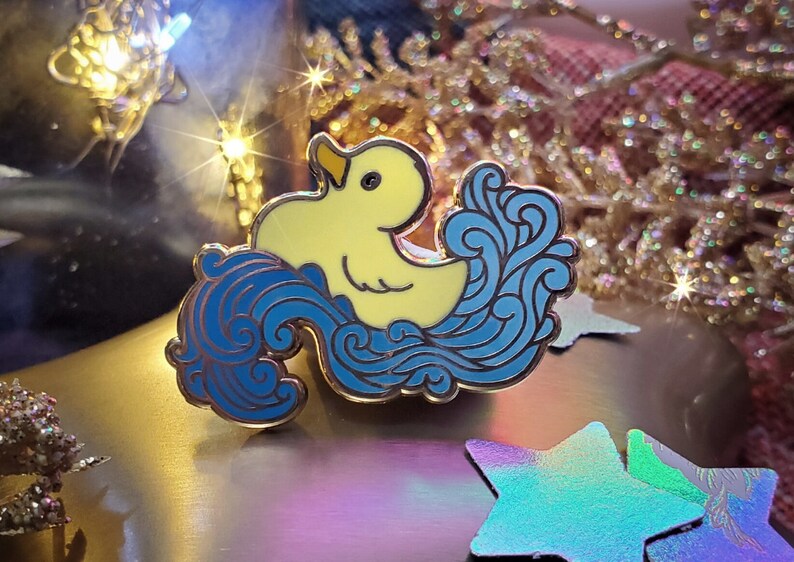 Rubber Duck Enamel Pin | Etsy