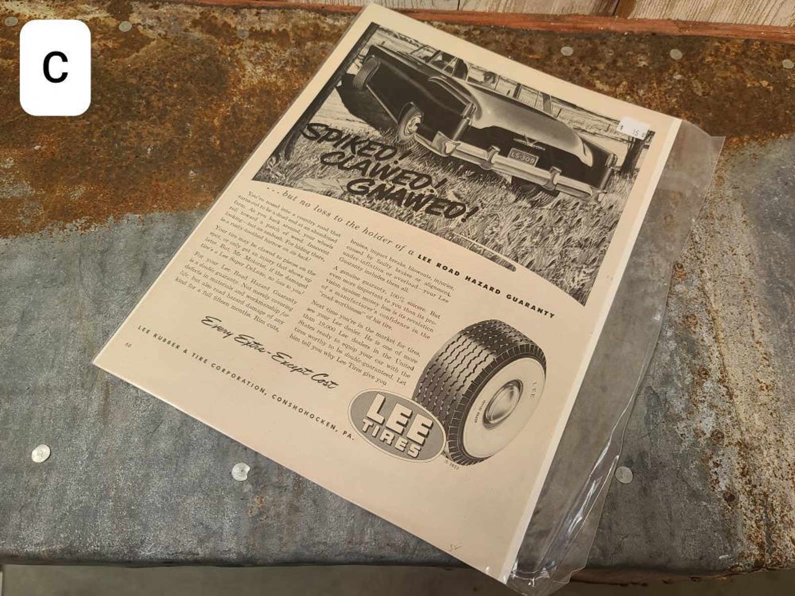Tire Magazine Advertisement Etsy