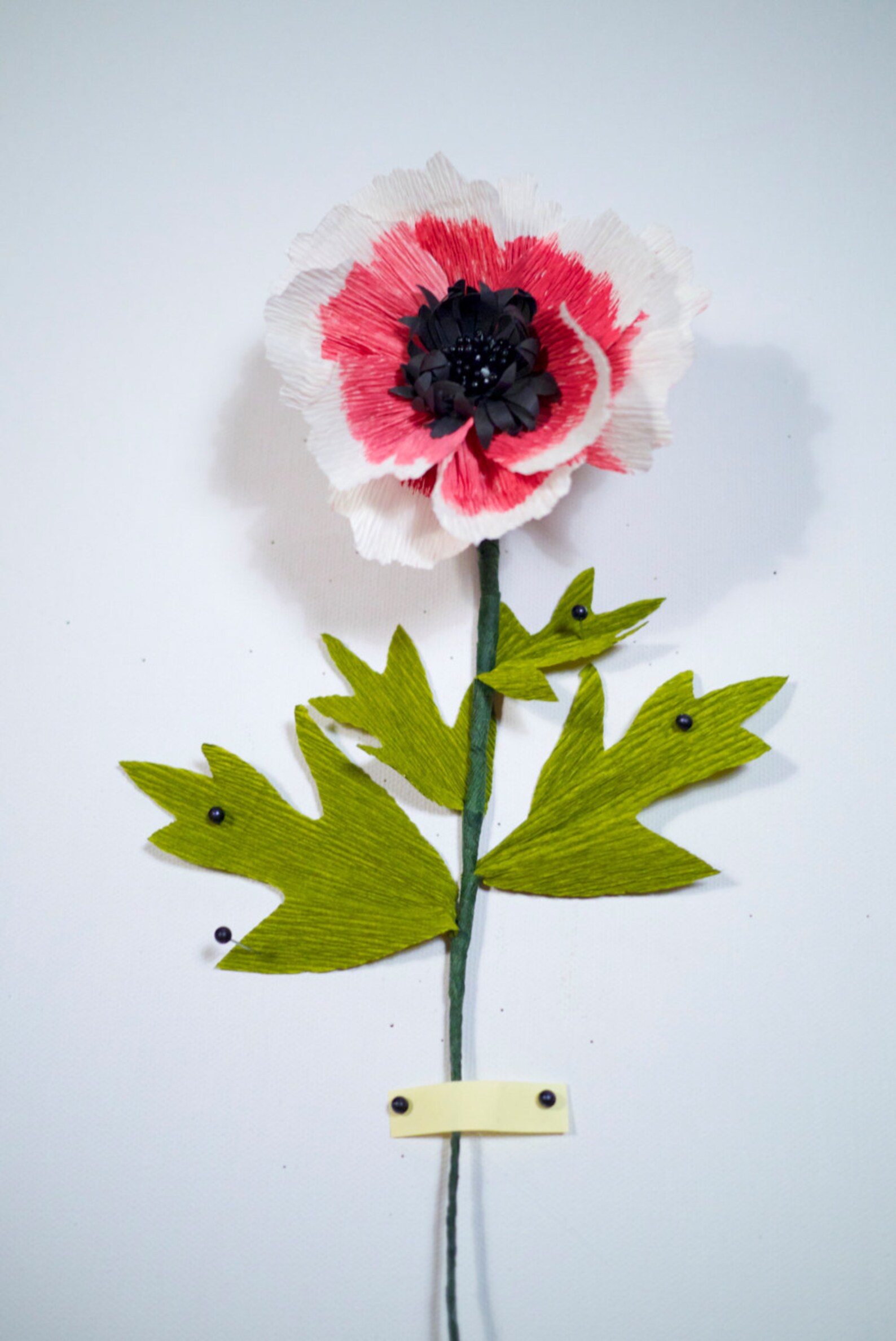 Hand Painted Handmade Paper FlowerAny Color Wedding Etsy