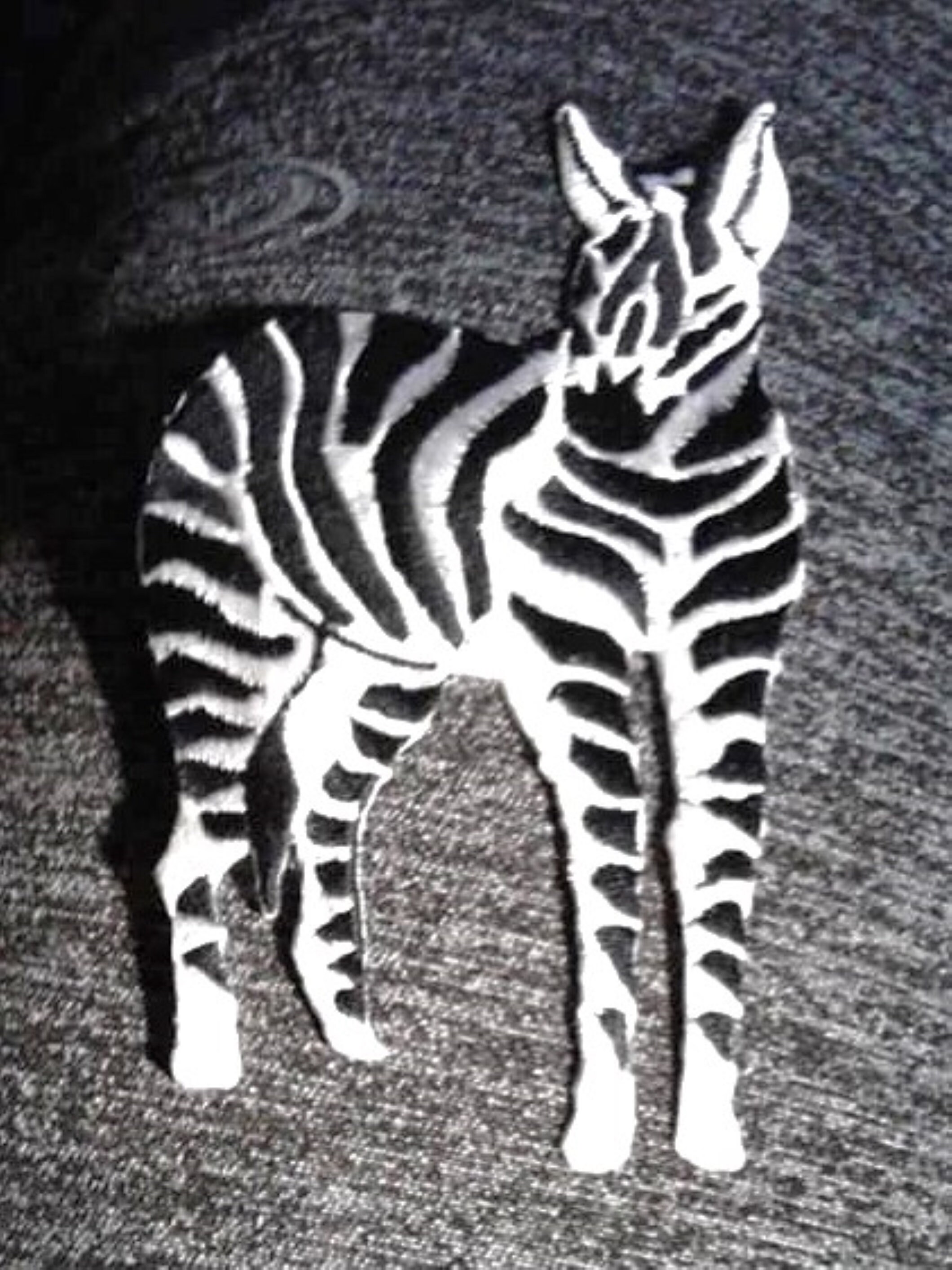 Iron On Letter Y Zebra