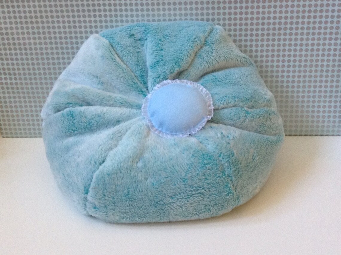Blythe Bean Bag / Soft Blue / Fuzzy / Furry / With Pillow Etsy