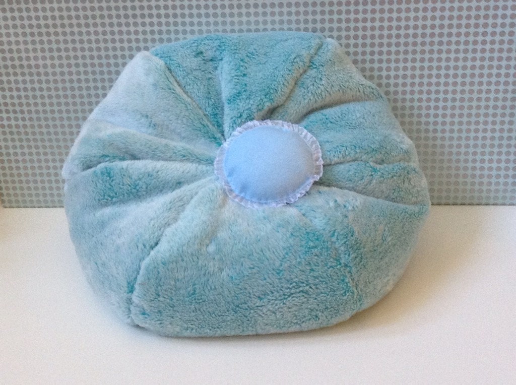 Blythe Bean Bag / Soft Blue / Fuzzy / Furry / With Pillow Etsy