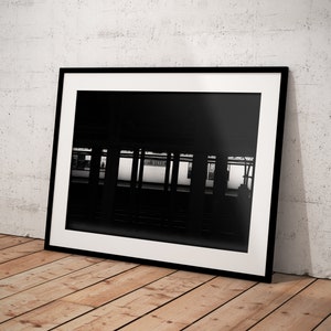23rd Street • New York City Subway Black and White Photography. Available in 12x16 or 18x24 Wall Art