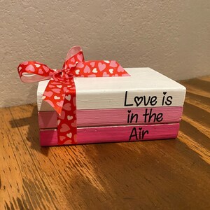 Valentine Mini Book Stack