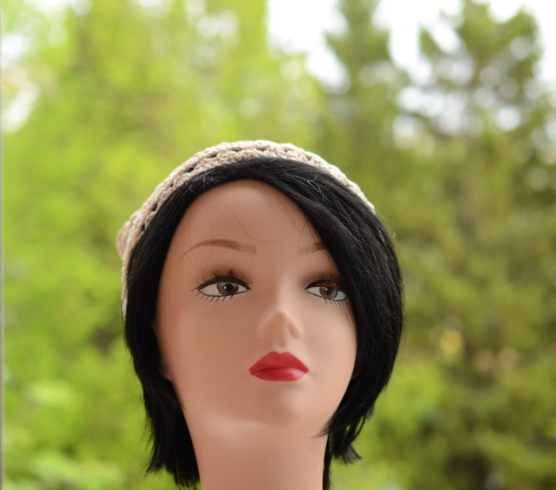 Crochet Cotton headband Bad Hair Day triangle hair bandana Etsy