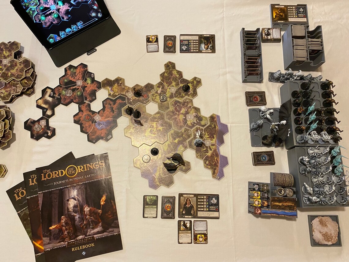 STL Files for LOTR Journeys in Middle Earth Game Insert for Etsy