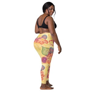 Balloon Flower Leggings with pockets