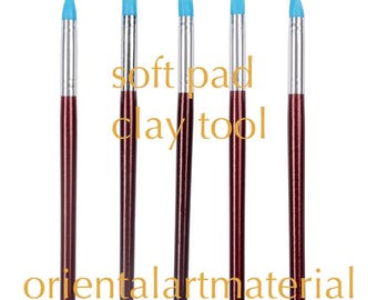 Silicone Tip Clay Sculpting Tools: Pottery & Ceramic Modeling Set
