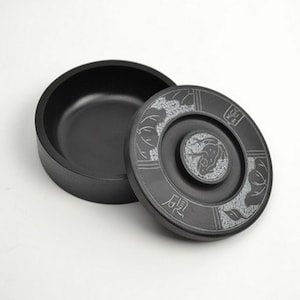 12.5 x 0.7 x2x 3.3 cm natuursteen Chinese Inkstone/GB-0012 Orientalartmaterial kalligrafie levering