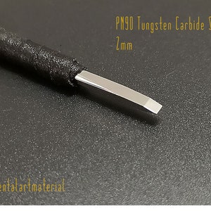 2 mm ナノ PN90 タングステン鋼 | プレミアム シール彫刻ナイフ | シール彫刻カッター | Orientalartmaterial 書道用品
