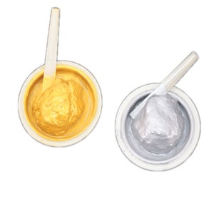 Eenvoudige verpakte Seal Stone Ink Paste Mud Refill Bag / Gold | Zilver / 30g - 0008 Orientalartmaterial Kalligrafie Levering