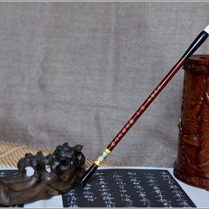 3.9x0.8cm  Long Tip Goat Hair Brush - Super Quality (Medium) - 0002M Orientalartmaterial Calligraphy Supply