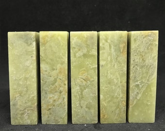 2x2x7cm Square Seal Stone Soapstone | 5 pcs |  DIY Seal Blanks | Chop Stamp Name Engraving Cutting | Orientalartmaterial Calligraphy Supply