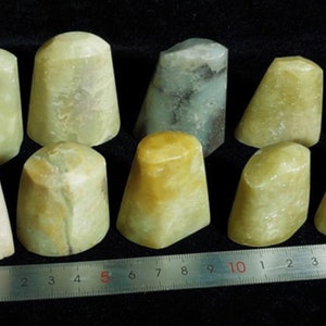 3-6cm Natural Shape Qingtian Seal Stone Soapstone / - 5 Pieces Orientalartmaterial Calligraphy Supply