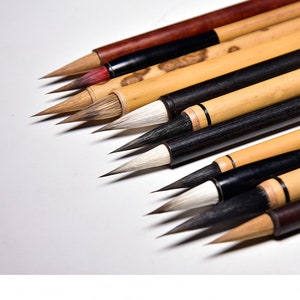 CHINESE CALLIGRAPHY BRUSH Pure authentic | painting, drawing fine thin landscape lines writing characters script, floral Orientalartmaterial